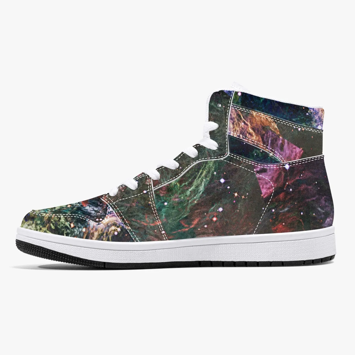 Prismyx Psychedelic Split-Style High-Top Sneakers