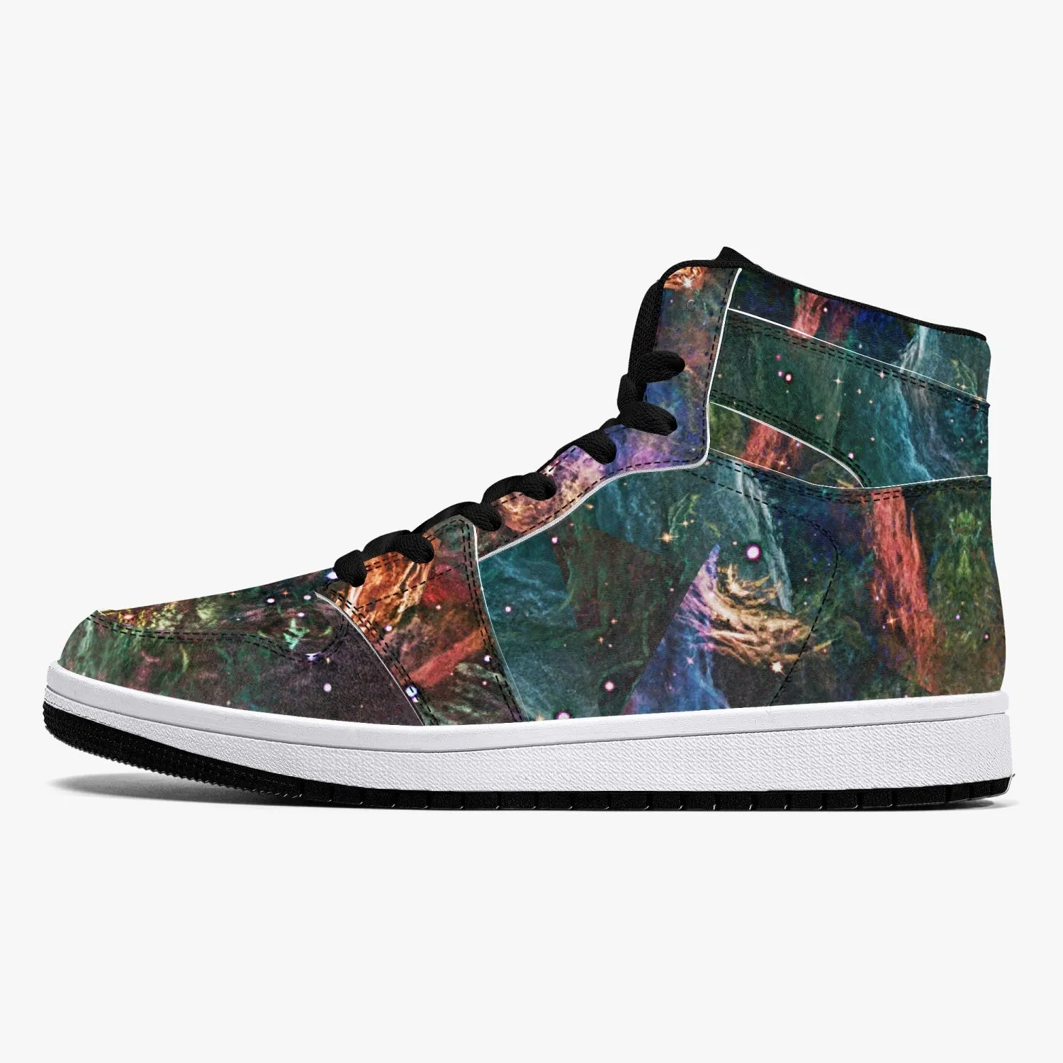 Prismyx Psychedelic Split-Style High-Top Sneakers