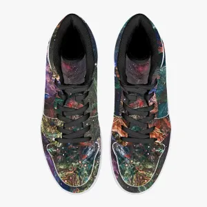 Prismyx Psychedelic Split-Style High-Top Sneakers