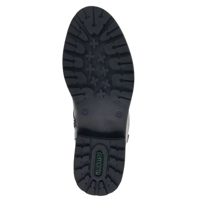 R6579-02 Black Tall Lace Leather RTex