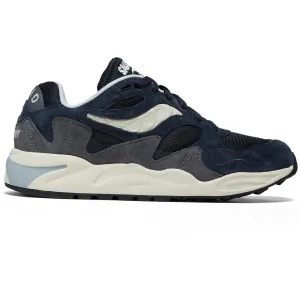 Saucony Grid Shadow 2 Shoes - Navy/Cream