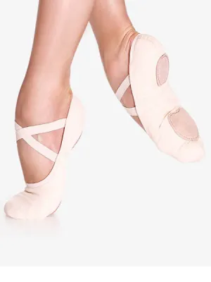 So Danca SD16 Adult Bliss Light Pink Canvas Split Sole Ballet Shoe
