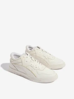 SOLEPLAY Off-White Perforated High-Top Sneakers