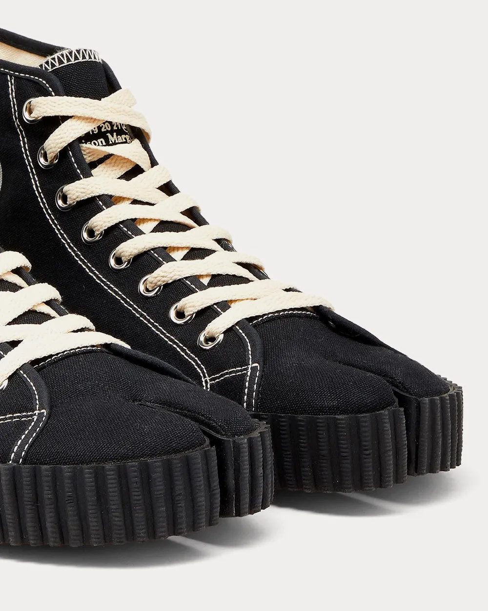 Tabi Black High Top Sneakers