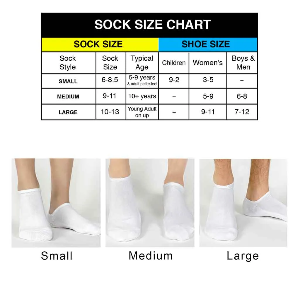 Talk Birdie to Me" Golf Socks – Funny No-Show Socks for Golfers