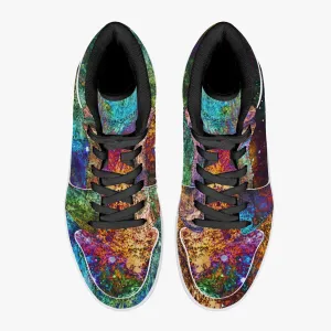 Unitas Psychedelic Split-Style High-Top Sneakers