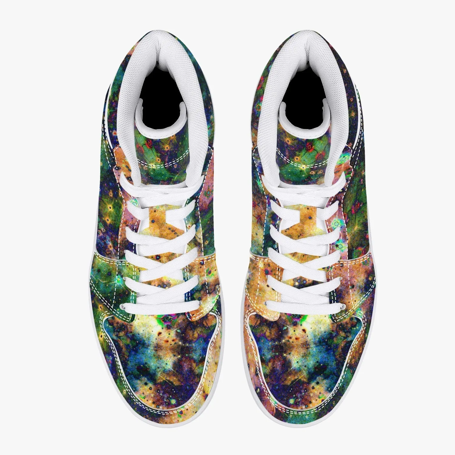 Venus Psychedelic Split-Style High-Top Sneakers