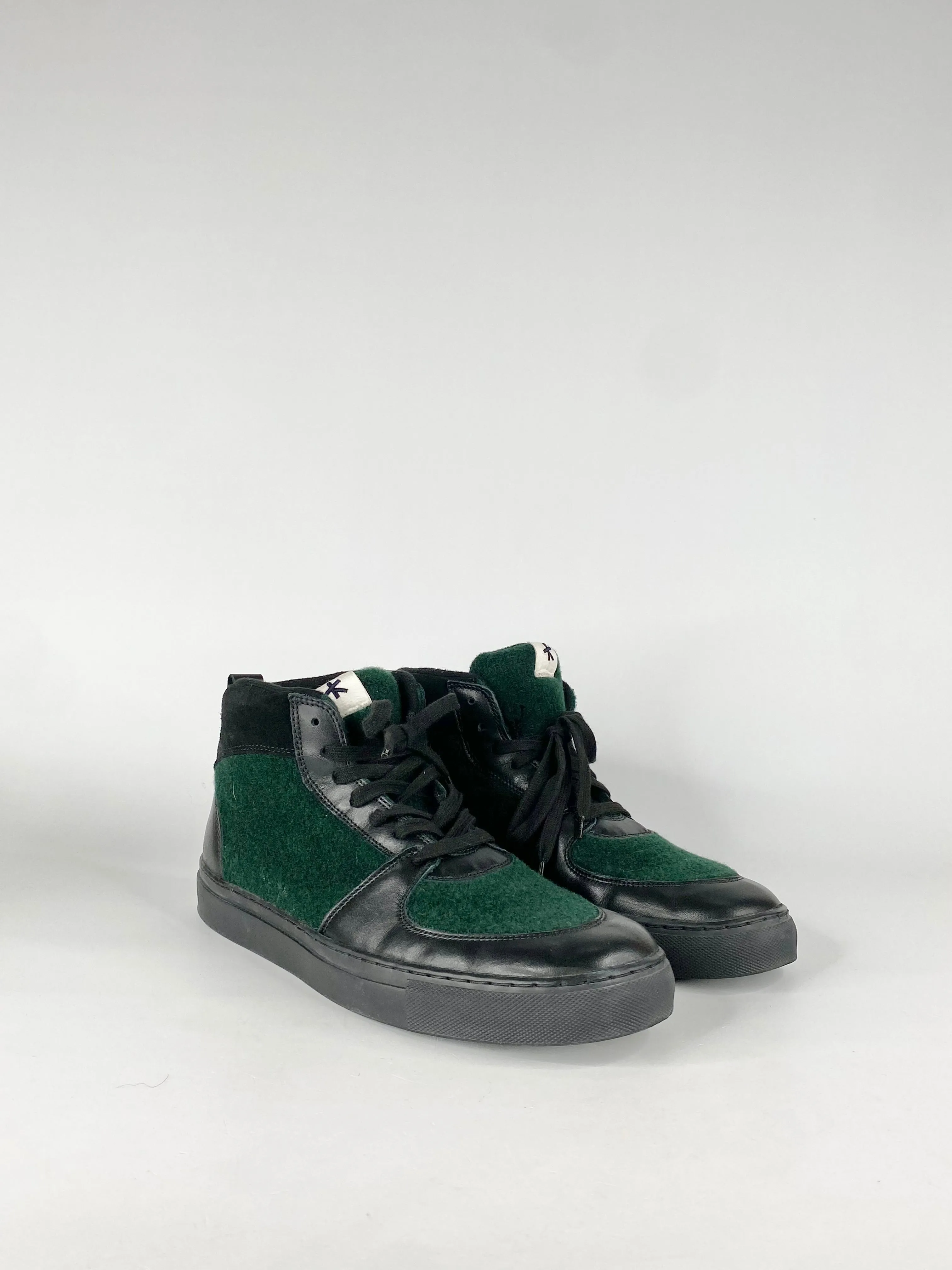 Vintage Adam Kimmel Forest Green High Top Sneakers  EU43