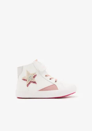 White Star High Top Sneakers