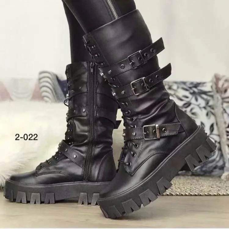 Women's Martin Lace Up Boots