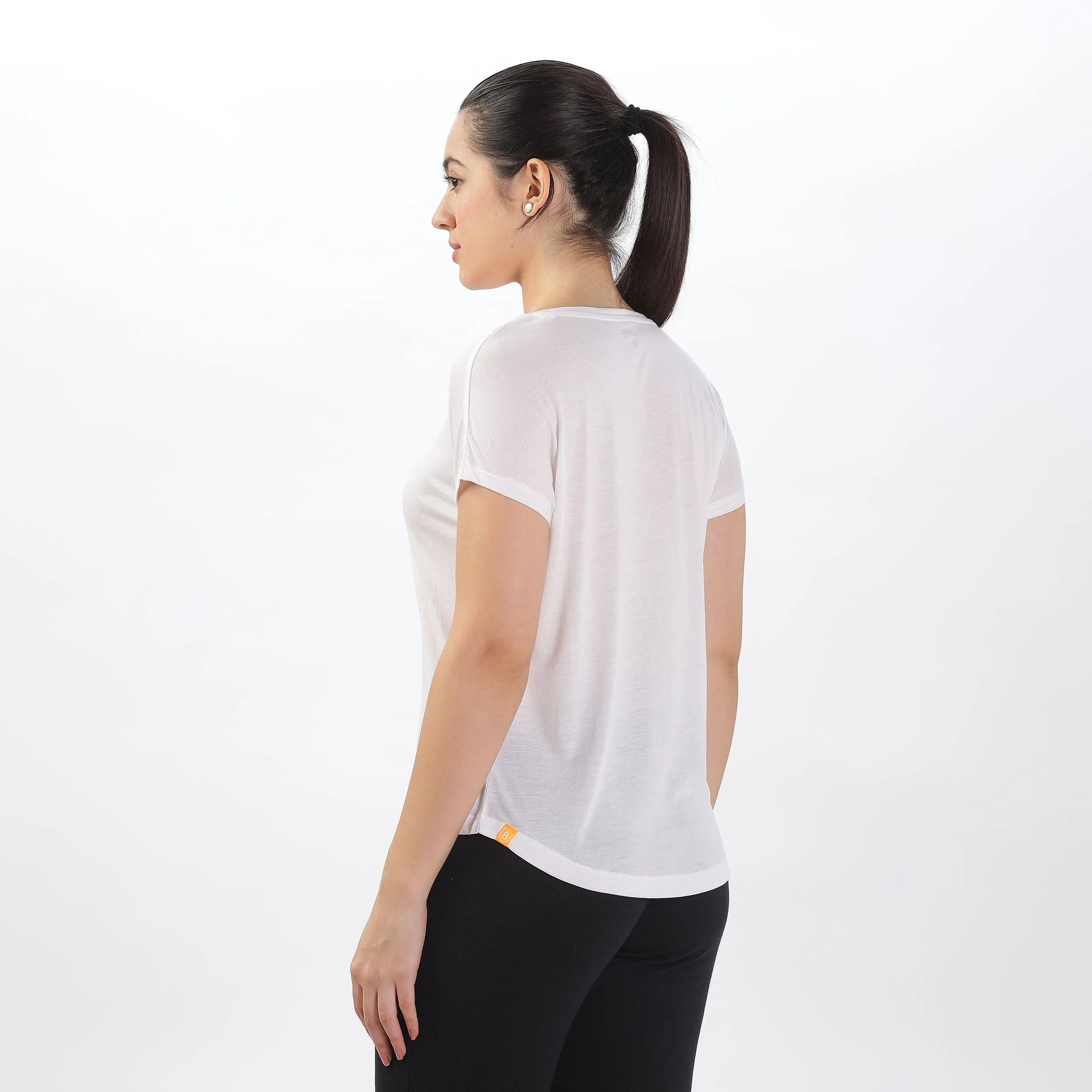 WOMENS TENCIL POLYESTER ULTRA SOFT AND SMOOTH HYPOALLERGENIC T-SHIRTS
