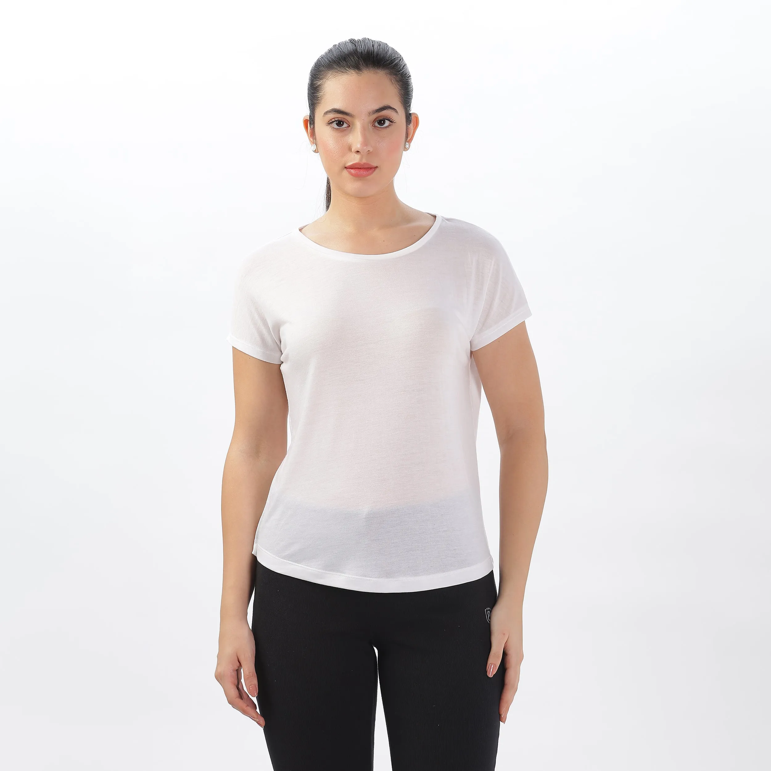 WOMENS TENCIL POLYESTER ULTRA SOFT AND SMOOTH HYPOALLERGENIC T-SHIRTS