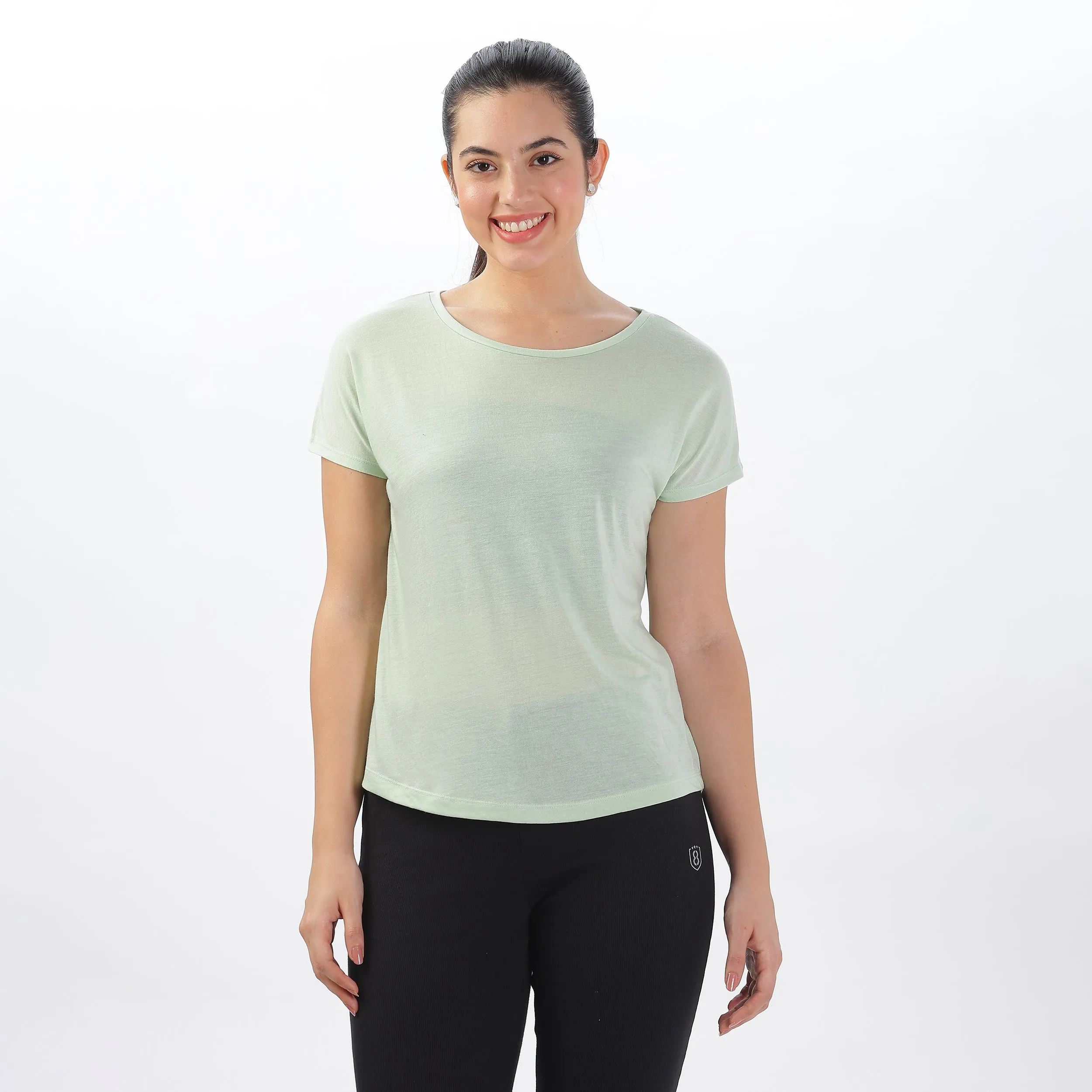 WOMENS TENCIL POLYESTER ULTRA SOFT AND SMOOTH HYPOALLERGENIC T-SHIRTS
